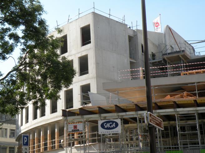  construction d'un nouveau bâtiment, hôpital Sainte-Anne